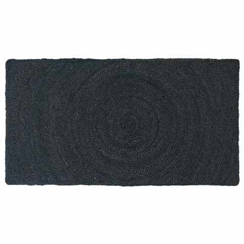 Килими за помещение Правоъгълна Тъмносиво 60 x 110 cm юта