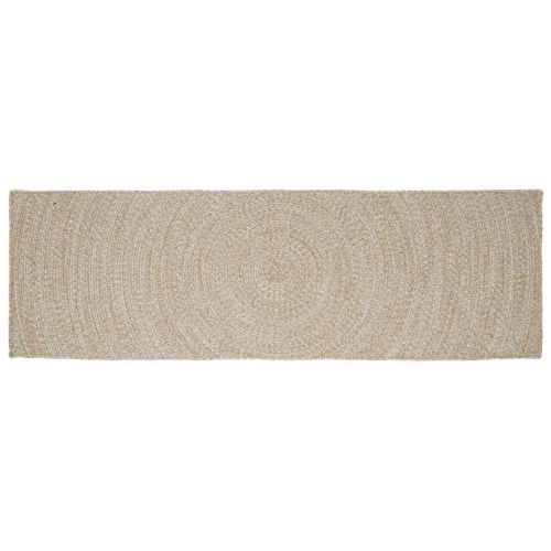 Килими за помещение Естествено и бяло 80 x 300 cm юта