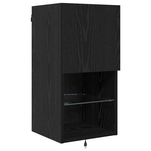 Стойки за телевизор Черния дъб Инженерно дърво