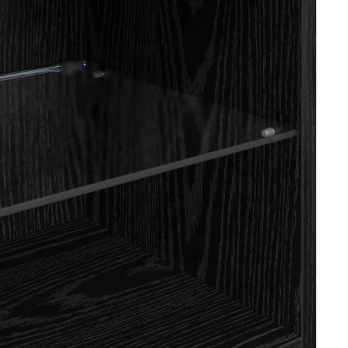 Стойки за телевизор Черния дъб Инженерно дърво