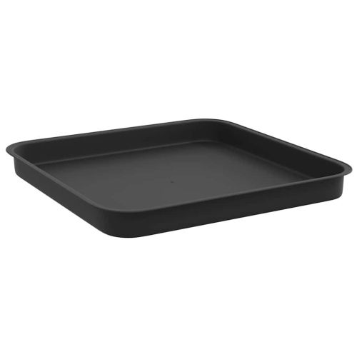 Саксии за растения 6 pcs Черно 28,5 x 28,5 x 22 см Пластмаса