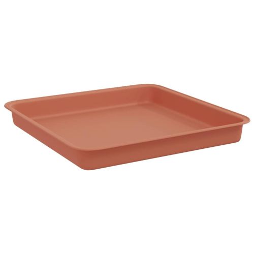 Саксии за растения 24 pcs Червено тухла 23 x 23 x 17,5 см