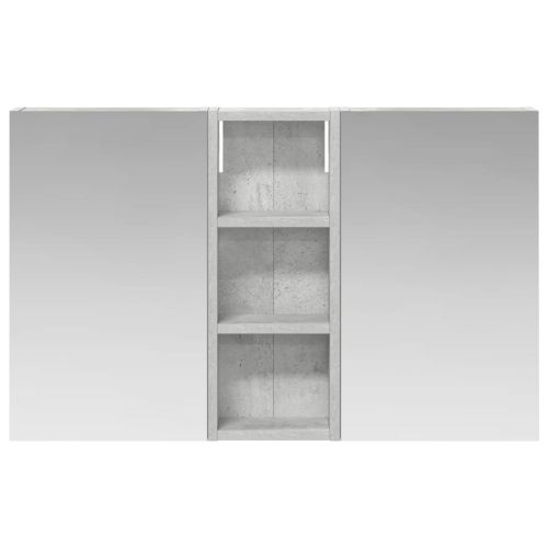 Комплект шкафове за баня с рафт с врата 3 pcs 80 x 10,5 x 50 см