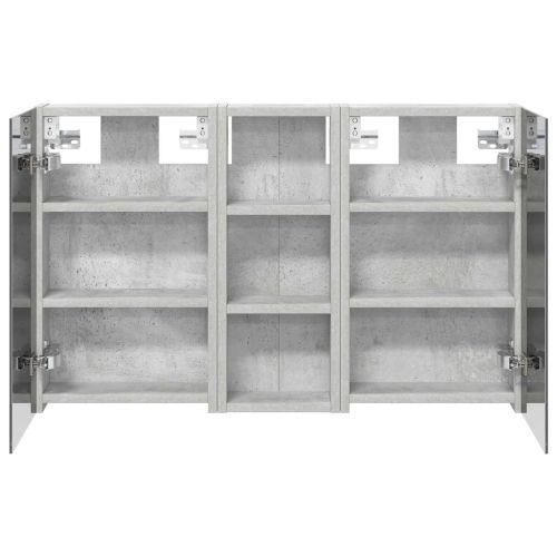 Комплект шкафове за баня с рафт с врата 3 pcs 80 x 10,5 x 50 см