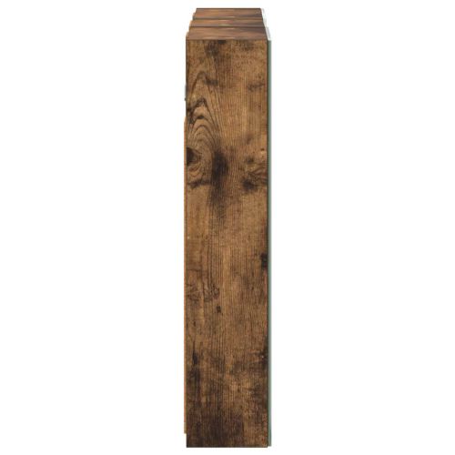 Комплект шкафове за баня с рафт с врата 3 pcs 80 x 10,5 x 50 см