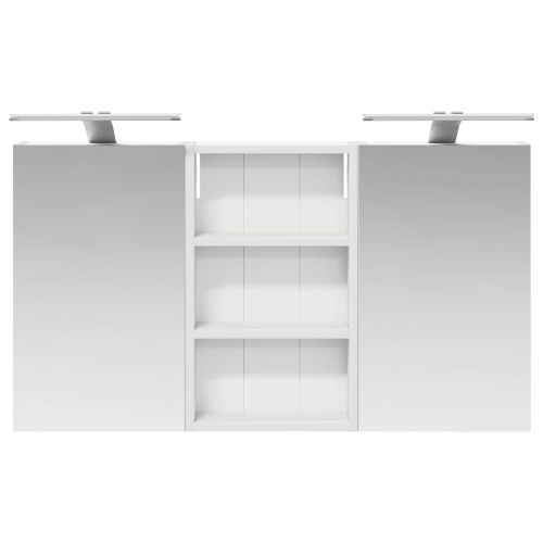 Комплект шкафове за баня с рафт с врата 3 pcs 90 x 10,5 x 50 см