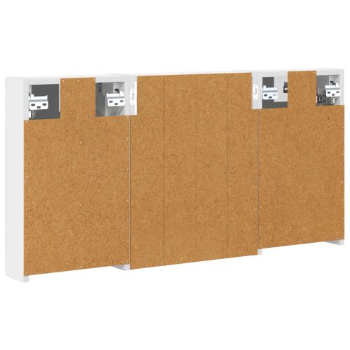 Комплект шкафове за баня с рафт 3 pcs 100 x 10,5 x 50 см