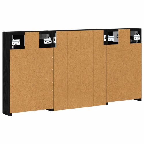 Комплект шкафове за баня с рафт 3 pcs 100 x 10,5 x 50 см