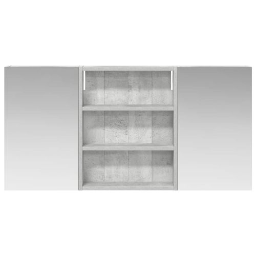 Комплект шкафове за баня с рафт 3 pcs 100 x 10,5 x 50 см