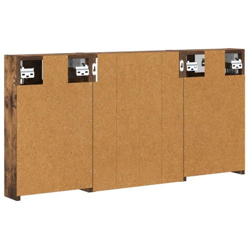 Комплект шкафове за баня с рафт 3 pcs 100 x 10,5 x 50 см