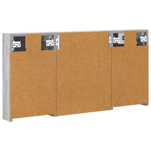 Комплект шкафове за баня с рафт 3 pcs 100 x 10,5 x 50 см