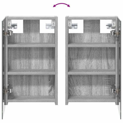 Комплект шкафове за баня с рафт 3 pcs 100 x 10,5 x 50 см