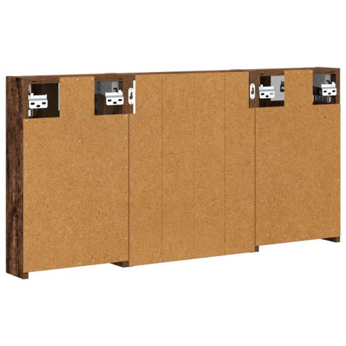 Комплект шкафове за баня с рафт 3 pcs 100 x 10,5 x 50 см