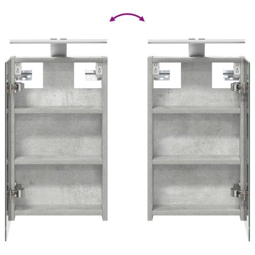 Комплект шкафове за баня с рафт 3 pcs 100 x 10,5 x 50 см