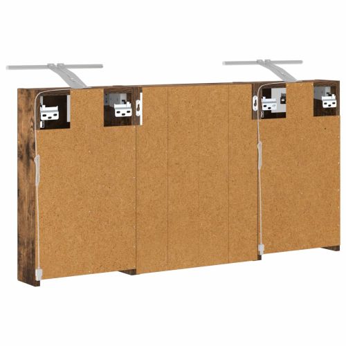 Комплект шкафове за баня с рафт 3 pcs 100 x 10,5 x 50 см