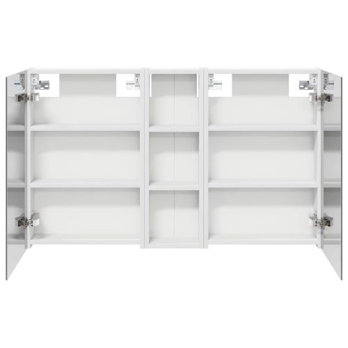 Комплект шкафове за баня с рафт 3 pcs 100 x 10,5 x 60,5 см