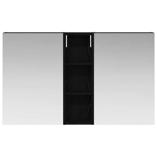 Комплект шкафове за баня с рафт 3 pcs 100 x 10,5 x 60,5 см