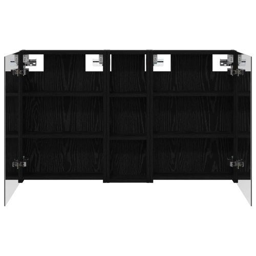 Комплект шкафове за баня с рафт 3 pcs 100 x 10,5 x 60,5 см