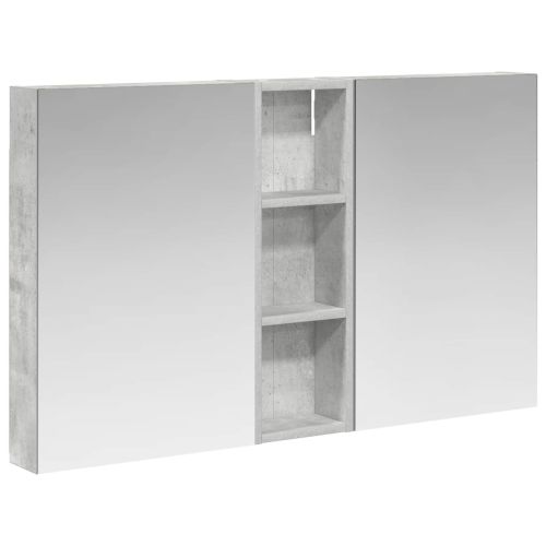 Комплект шкафове за баня с рафт 3 pcs 100 x 10,5 x 60,5 см