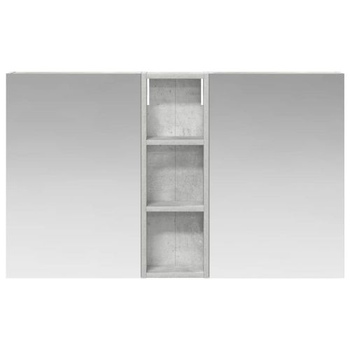 Комплект шкафове за баня с рафт 3 pcs 100 x 10,5 x 60,5 см