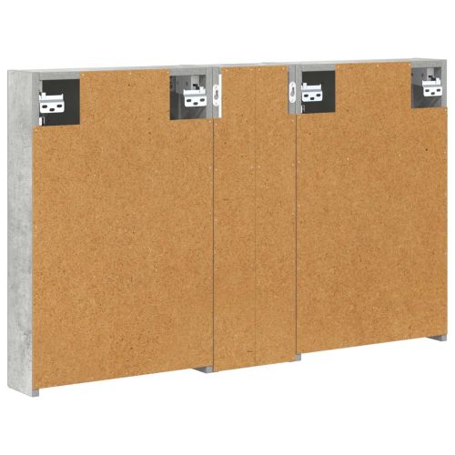 Комплект шкафове за баня с рафт 3 pcs 100 x 10,5 x 60,5 см