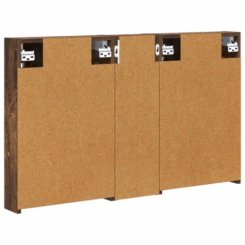 Комплект шкафове за баня с рафт 3 pcs 100 x 10,5 x 60,5 см