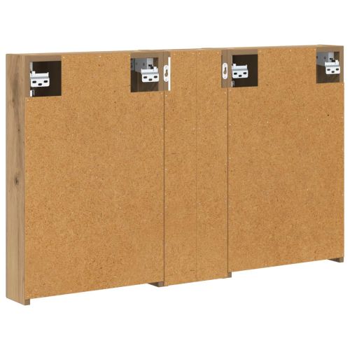 Комплект шкафове за баня с рафт 3 pcs 100 x 10,5 x 60,5 см