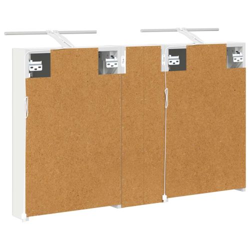 Комплект шкафове за баня с рафт 3 pcs 100 x 10,5 x 60,5 см