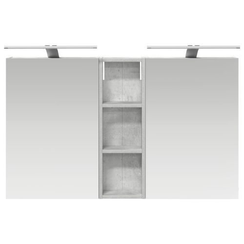 Комплект шкафове за баня с рафт 3 pcs 100 x 10,5 x 60,5 см