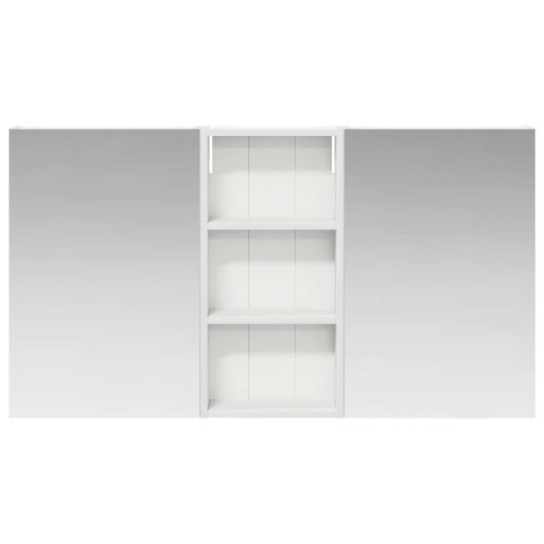 Комплект шкафове за баня с рафт 3 pcs 110 x 10,5 x 60,5 см