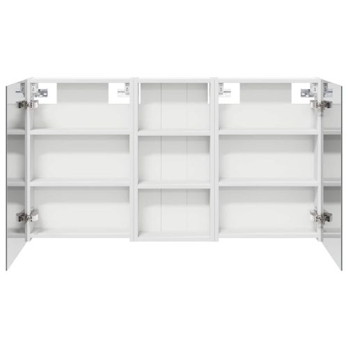 Комплект шкафове за баня с рафт 3 pcs 110 x 10,5 x 60,5 см