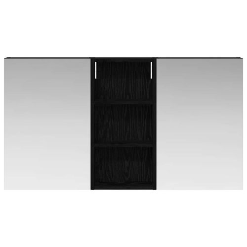 Комплект шкафове за баня с рафт 3 pcs 110 x 10,5 x 60,5 см