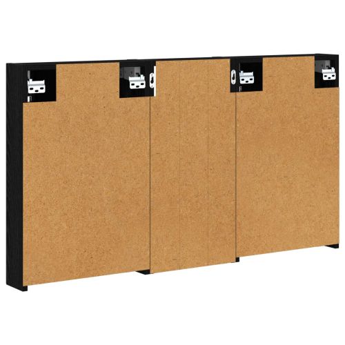 Комплект шкафове за баня с рафт 3 pcs 110 x 10,5 x 60,5 см