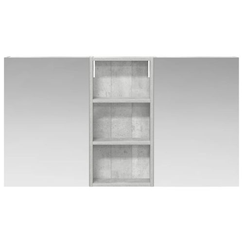 Комплект шкафове за баня с рафт 3 pcs 110 x 10,5 x 60,5 см