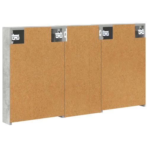 Комплект шкафове за баня с рафт 3 pcs 110 x 10,5 x 60,5 см