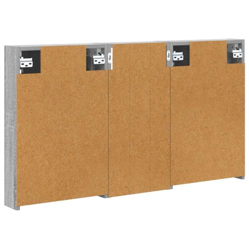 Комплект шкафове за баня с рафт 3 pcs 110 x 10,5 x 60,5 см