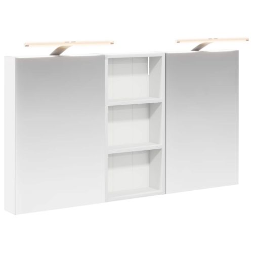 Комплект шкафове за баня с рафт 3 pcs 110 x 10,5 x 60,5 см