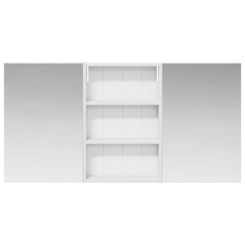 Комплект шкафове за баня с рафт 3 pcs 120 x 10,5 x 60,5 см