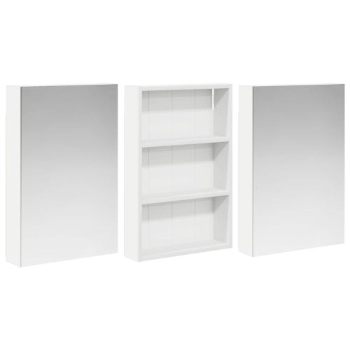 Комплект шкафове за баня с рафт 3 pcs 120 x 10,5 x 60,5 см