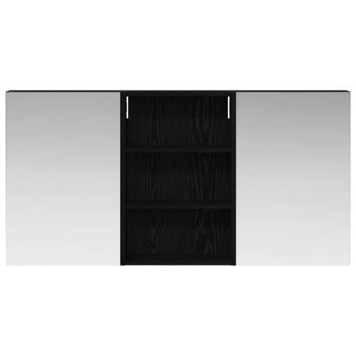 Комплект шкафове за баня с рафт 3 pcs 120 x 10,5 x 60,5 см