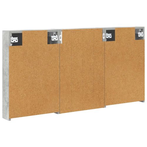 Комплект шкафове за баня с рафт 3 pcs 120 x 10,5 x 60,5 см