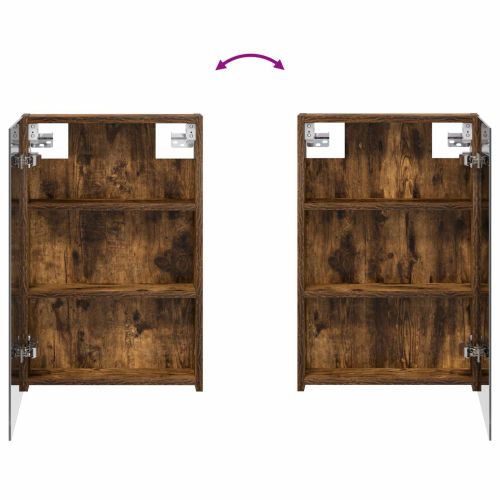 Комплект шкафове за баня с рафт 3 pcs 120 x 10,5 x 60,5 см