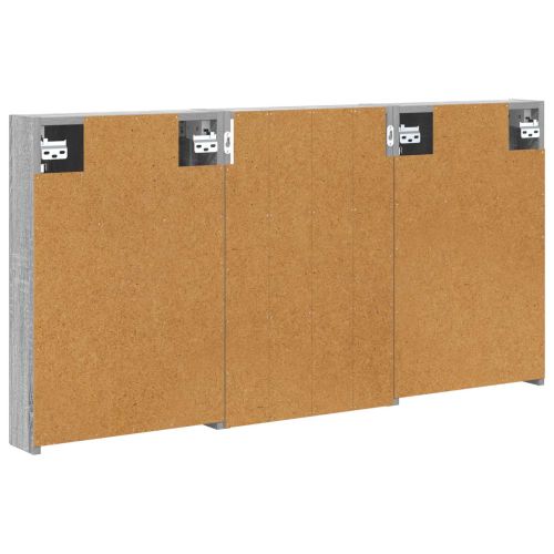 Комплект шкафове за баня с рафт 3 pcs 120 x 10,5 x 60,5 см