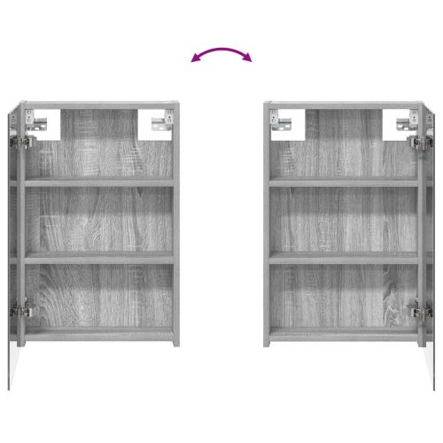 Комплект шкафове за баня с рафт 3 pcs 120 x 10,5 x 60,5 см