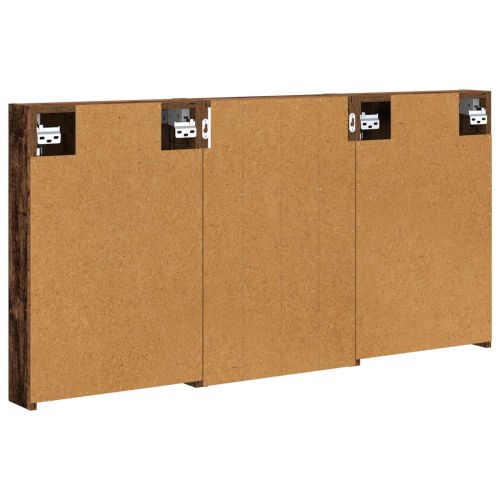 Комплект шкафове за баня с рафт 3 pcs 120 x 10,5 x 60,5 см