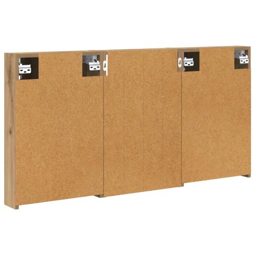 Комплект шкафове за баня с рафт 3 pcs 120 x 10,5 x 60,5 см