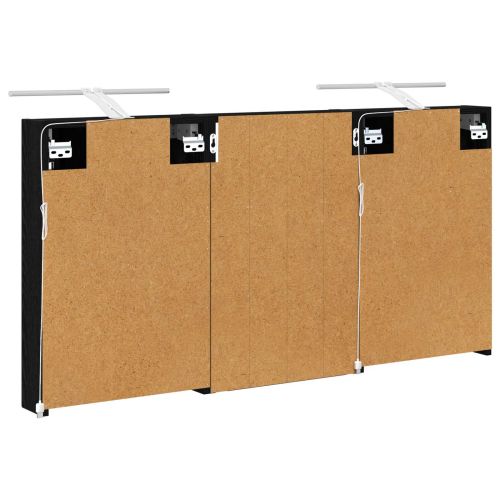 Комплект шкафове за баня с рафт 3 pcs 120 x 10,5 x 60,5 см