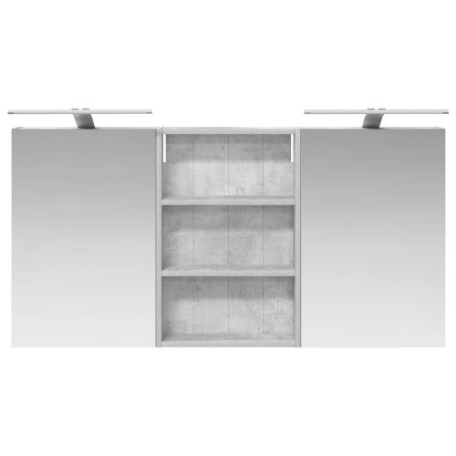 Комплект шкафове за баня с рафт 3 pcs 120 x 10,5 x 60,5 см