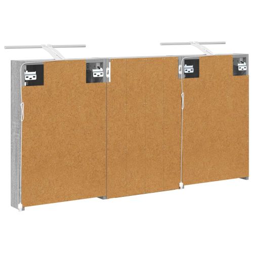 Комплект шкафове за баня с рафт 3 pcs 120 x 10,5 x 60,5 см