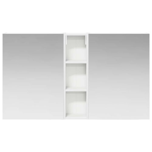 Комплект шкафове за баня с рафт 3 pcs 120 x 14,5 x 70 см